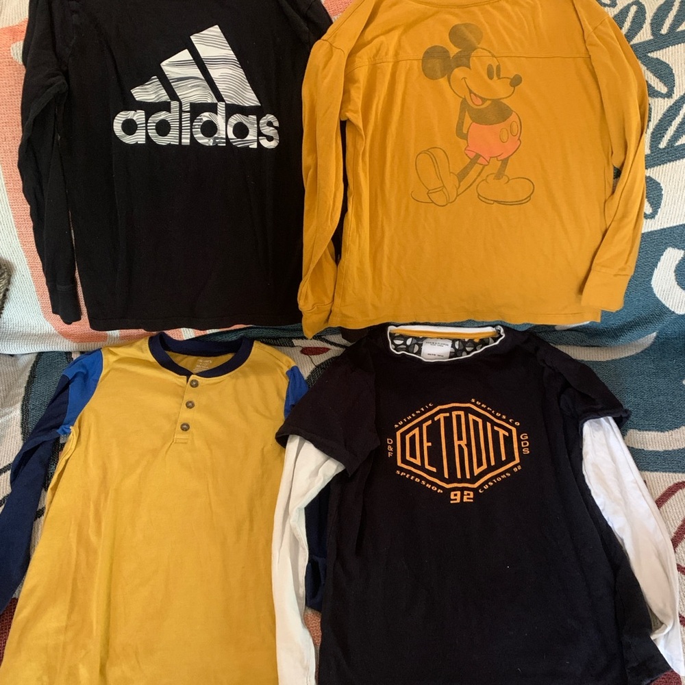 Kids  Long Sleeve Shirt lot of 4